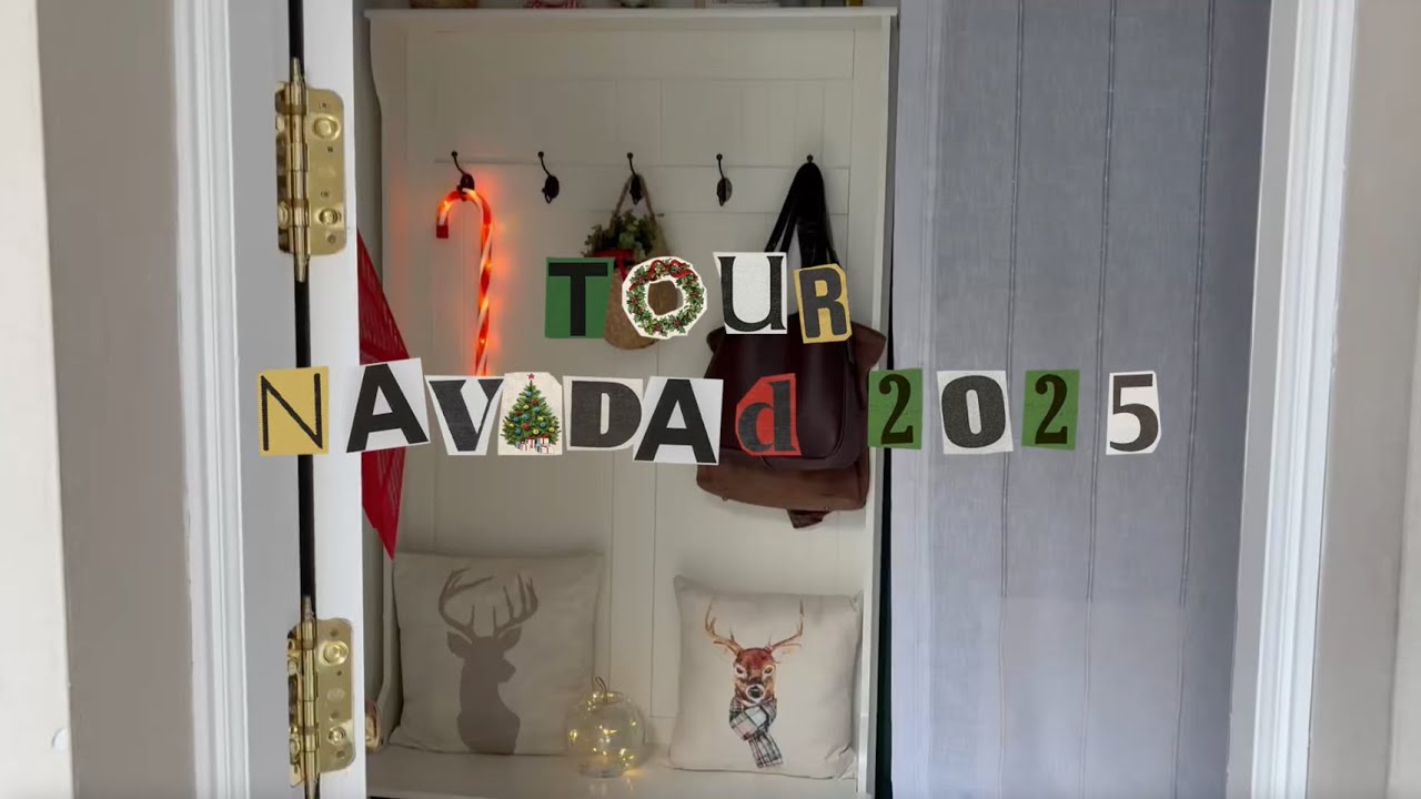 TOUR por mi CASA en NAVIDAD 🎄✨ Decoración acogedora y llena de encanto