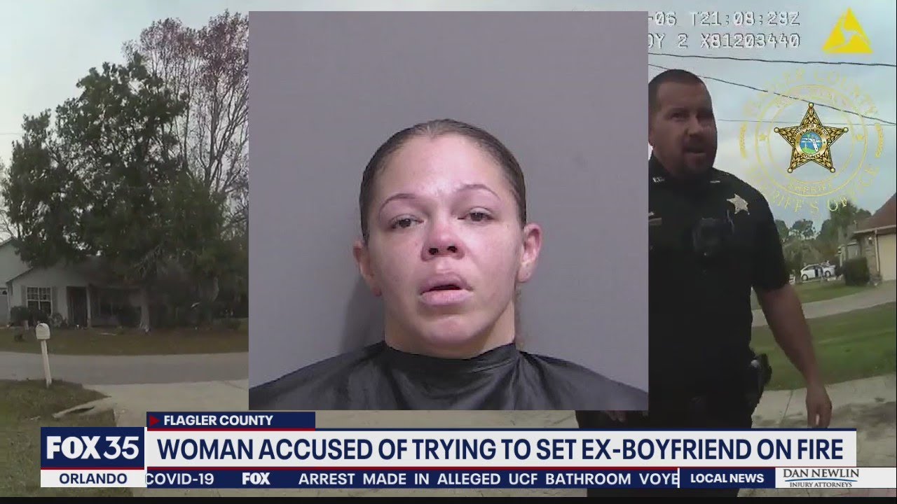 Woman accused of trying to set ex-boyfriend, house on fire