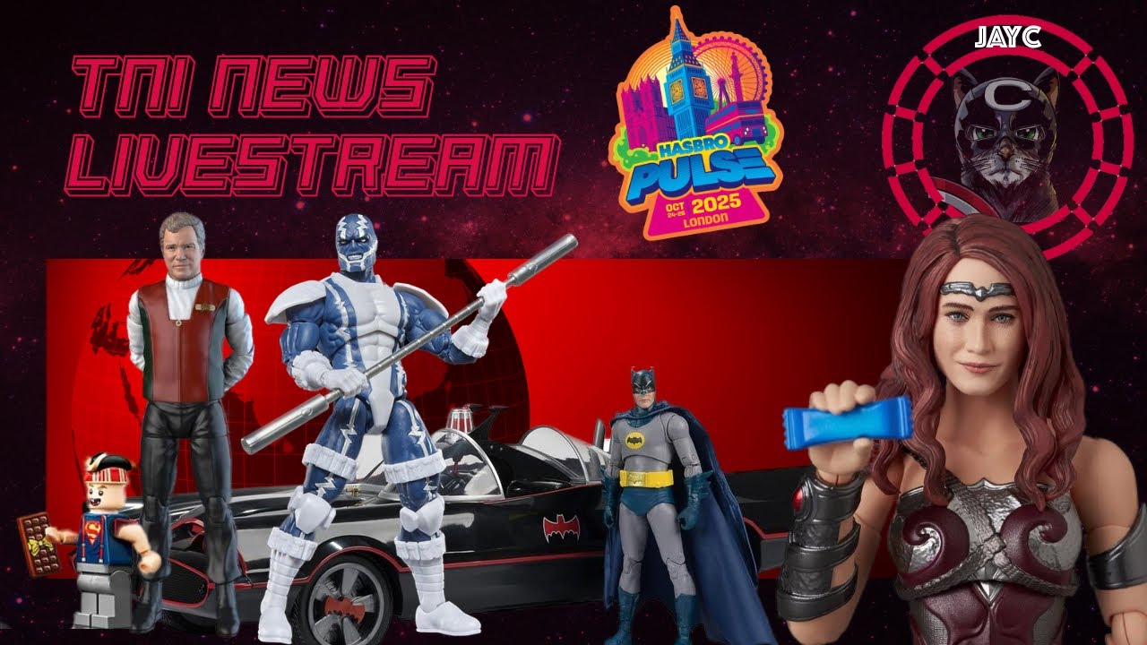 TNInews Live - DC Multiverse 66 Batmobile, Nacelle Star Trek, Goonie Legos, MCM London And More