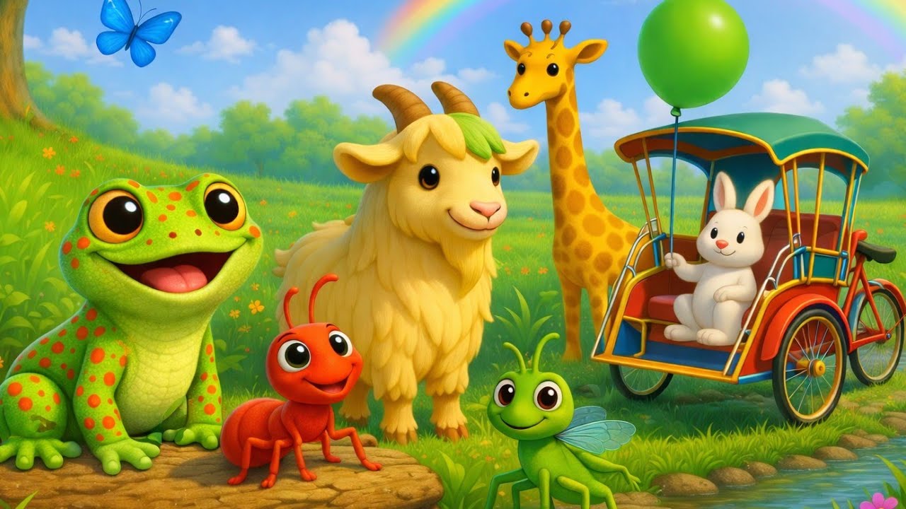 Ada Kodok Rekotok🐸 -- Balonku🎈 - Naik Becak🛺 - Pelangi-pelangi 🌈 | Lagu Anak Indonesia Populer