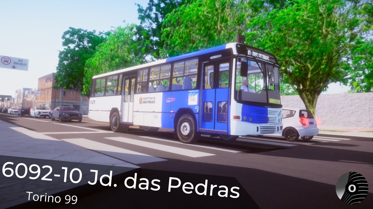 6092-10 JD. DAS PEDRAS com o TORINO 99 (VW 17.210 OD) da COOPER-PAM! Proton Bus Simulator