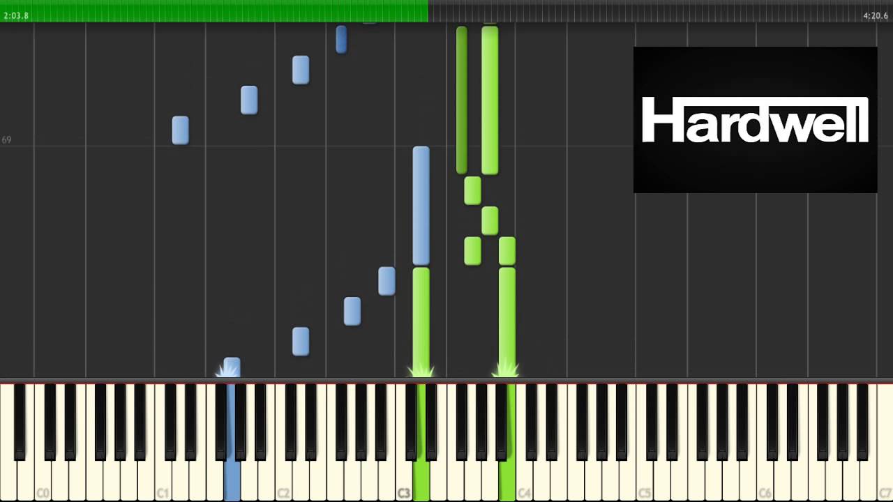 Hardwell feat. Chris Jones - Young Again (Piano Tutorial)