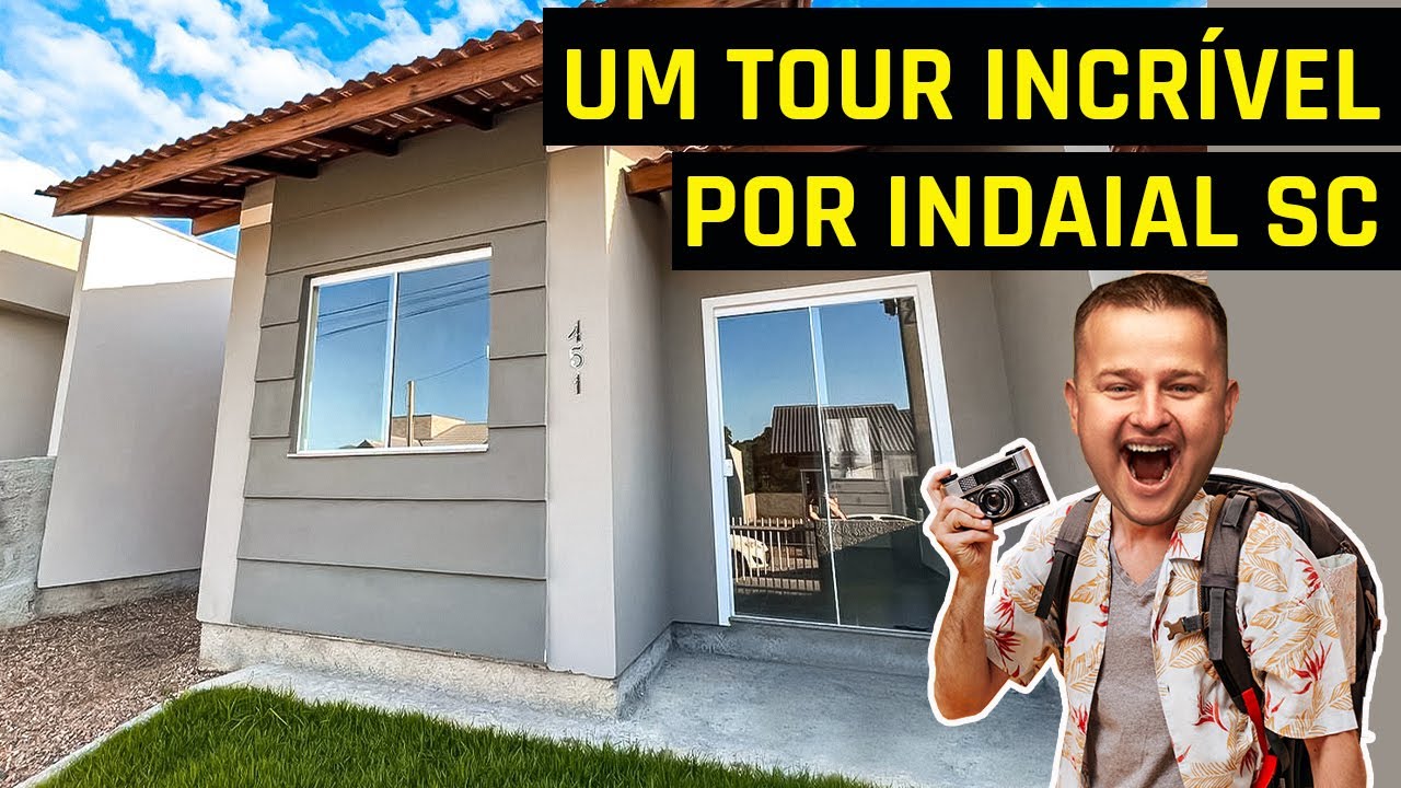 VISITANDO O LOTEAMENTO NOVO EM INDAIAL SC - CASAS MODERNAS | CONSTRUÇÃO