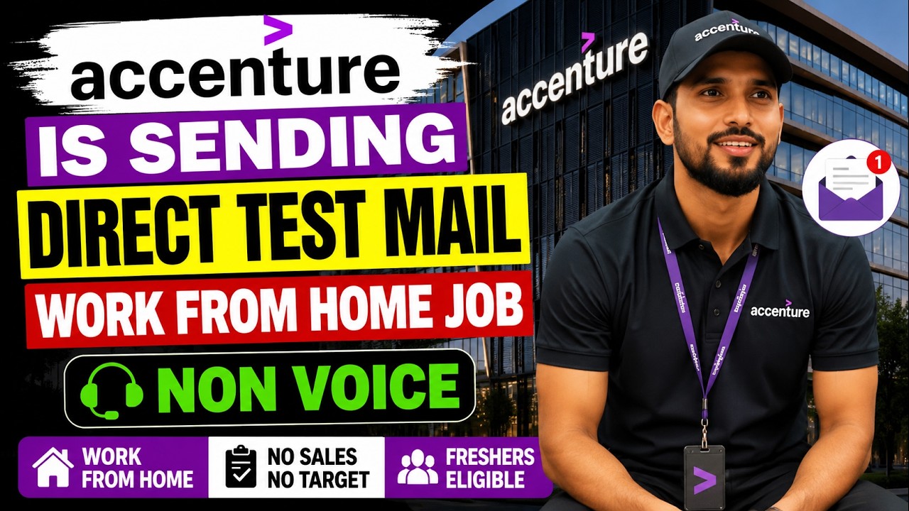 🚨 Accenture Is Sending Direct Test Mails | Work From Home Job | Freshers 2026