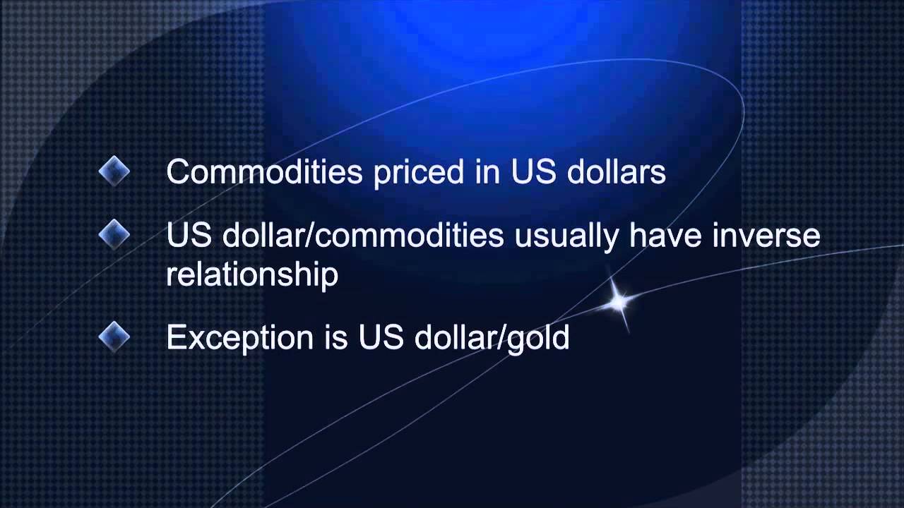 Forex trading - gold and the US dollar explained