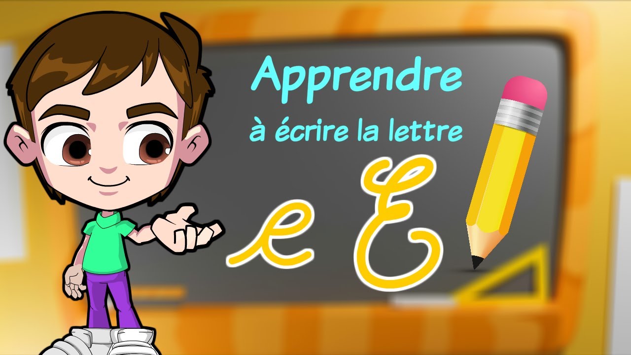How to write the lettre ( e - E ) / Ecrire en minuscule  et majuscule/  تعلم كتابة الحروف باللاتينية