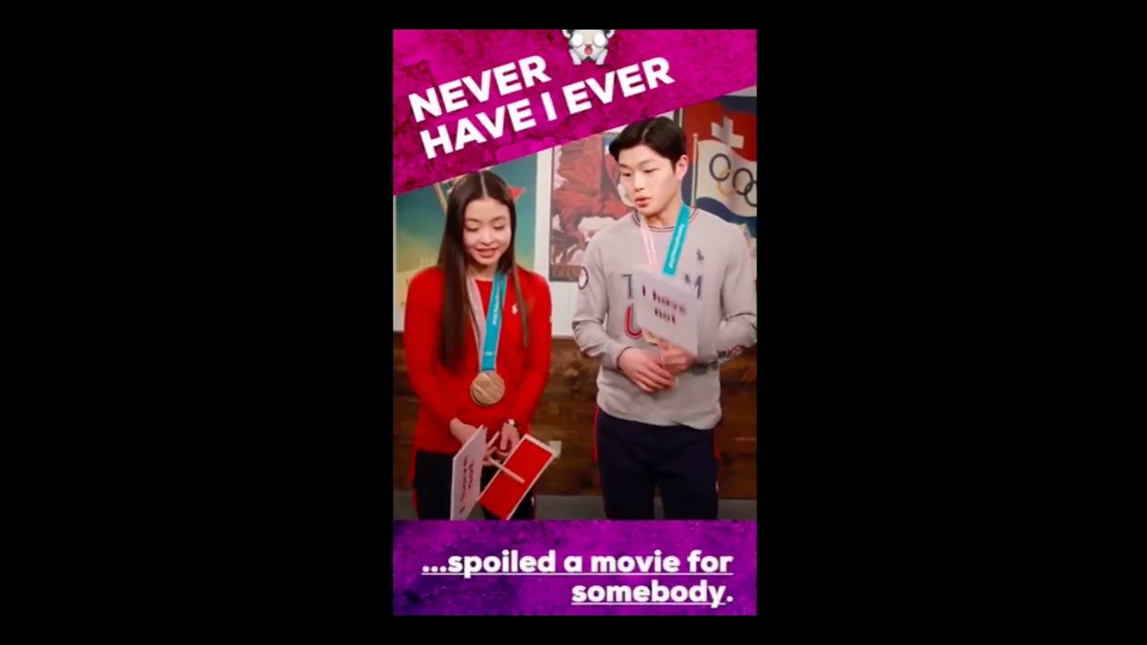 Maia and Alex Shibutani. ShibSibs play “never have i ever”