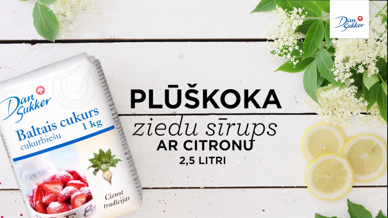 Gatavojam ātro plū&scaron;koka ziedu sīrupu