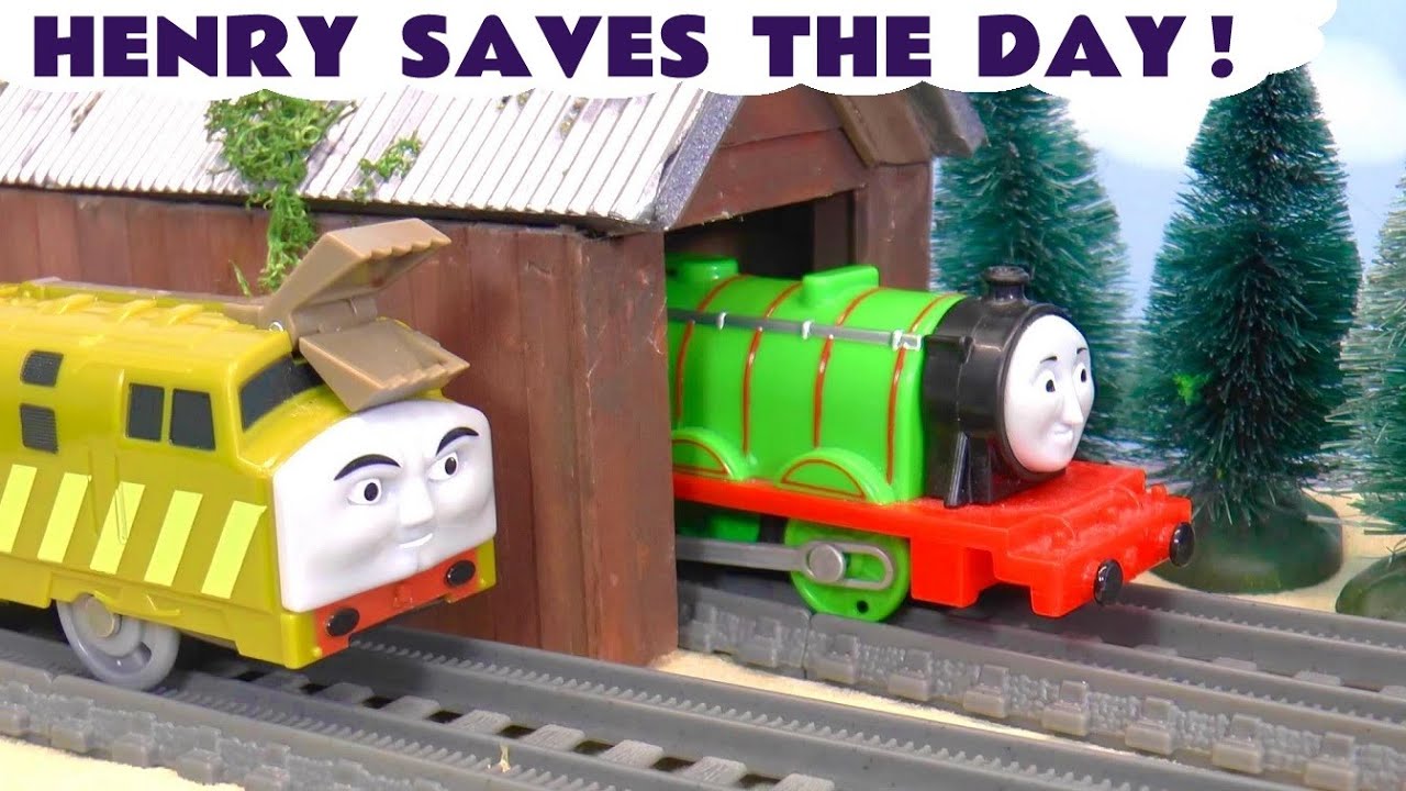 Toy Train Story Henry Saves The Day With Diesel 10