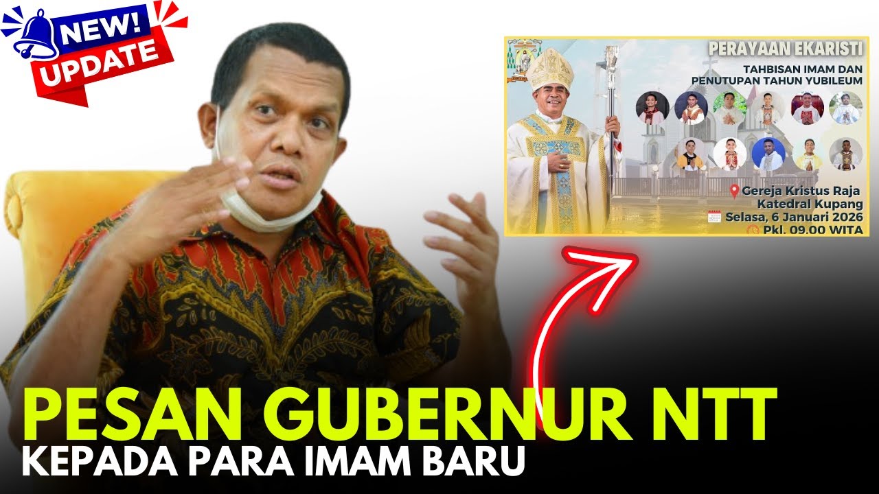 INI PESAN GUBERNUR NTT KEPADA PARA IMAM BARU