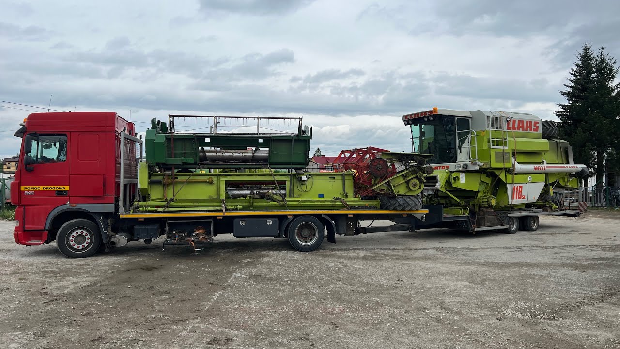 Відвантажили в Україну 🇺🇦 комбайн Claas dominator 118 sl maxi з Німеччини 🇩🇪