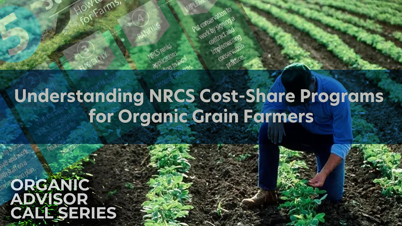 Understanding NRCS Cost-Share Programs for Organic Grain Farmers │Organic Advisor Call Series 2025