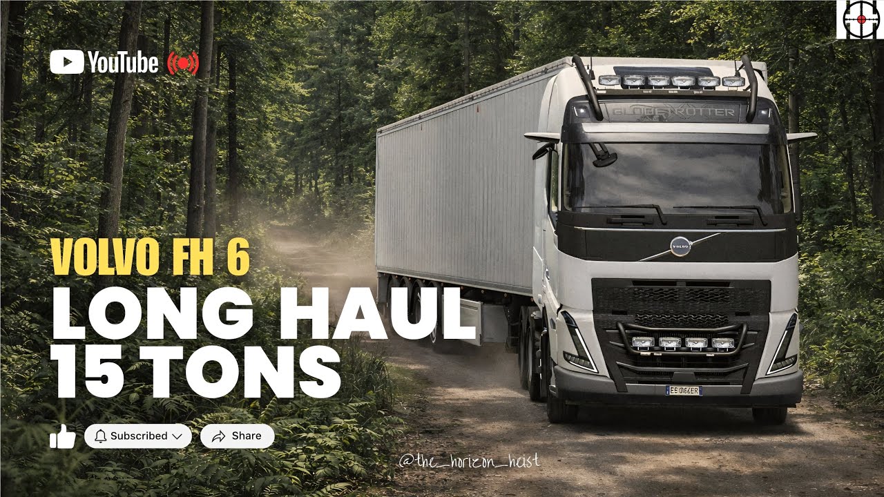 ETS2 1.58 / Realistic Driving- Volvo FH 6| EURO TRUCK SIMULATOR 2 - Gameplay