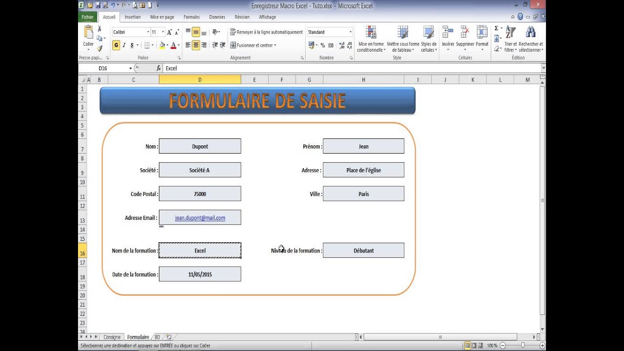 Excel - Comment utiliser l'enregistreur de macro
