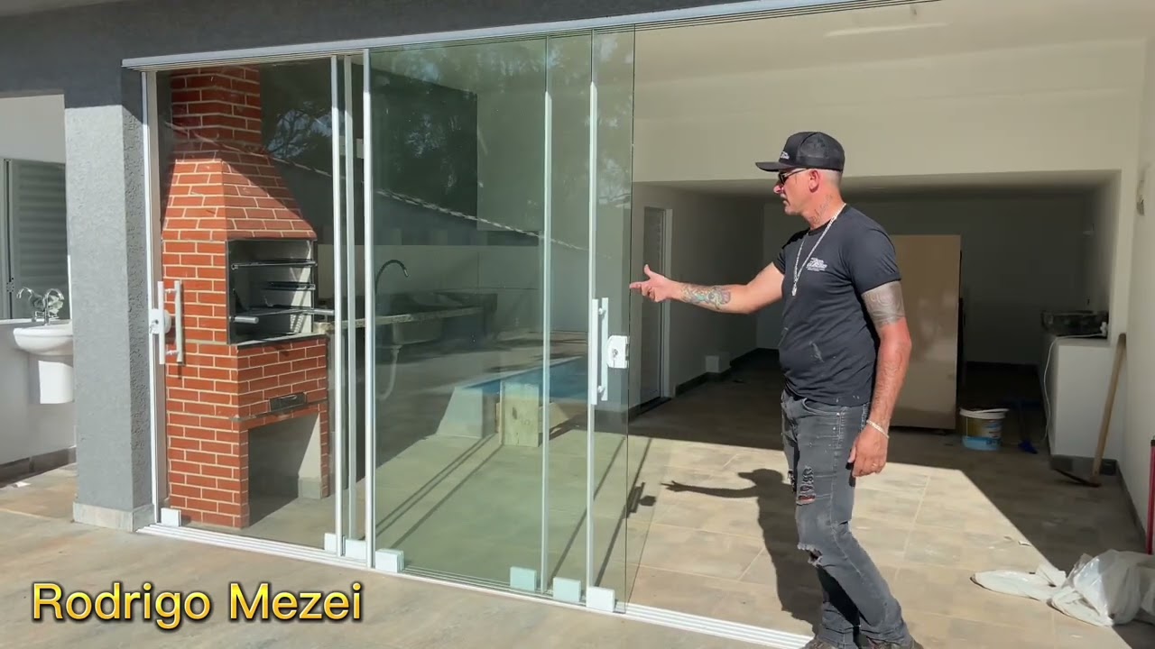 Porta Slide Door 4 folhas