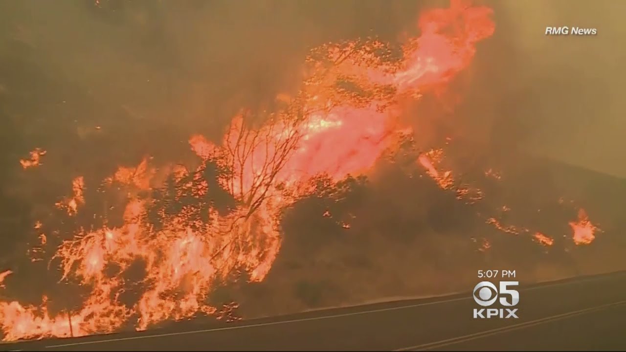 Huge Fires In Santa Barbara And Butte Counties Forcing Some Evacuations