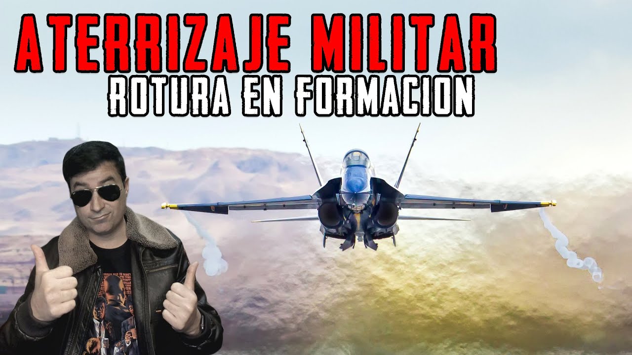 Aterrizaje al Estilo Militar: Rotura en Formación Explicada en DCS World