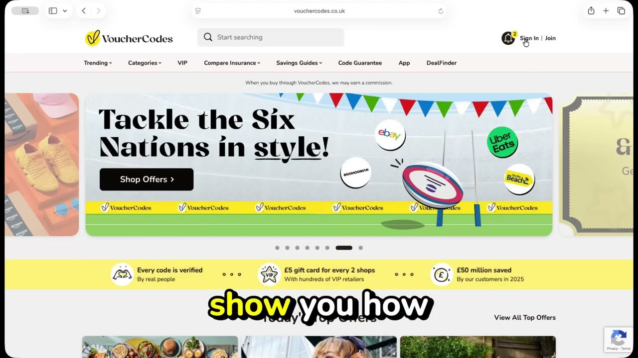 Step-by-Step: Using Reward Offers on VoucherCodes.co.uk