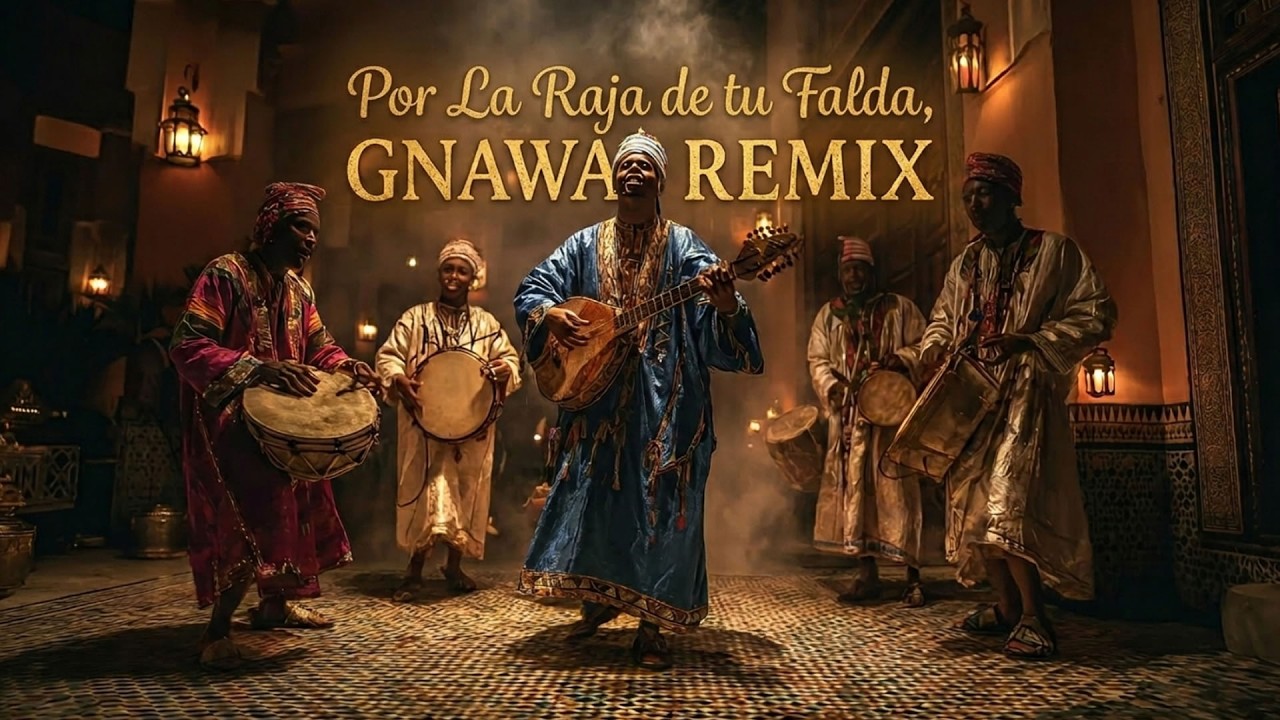Por la raja de tu falda Gnawa REMIX #music  #morocco #remix