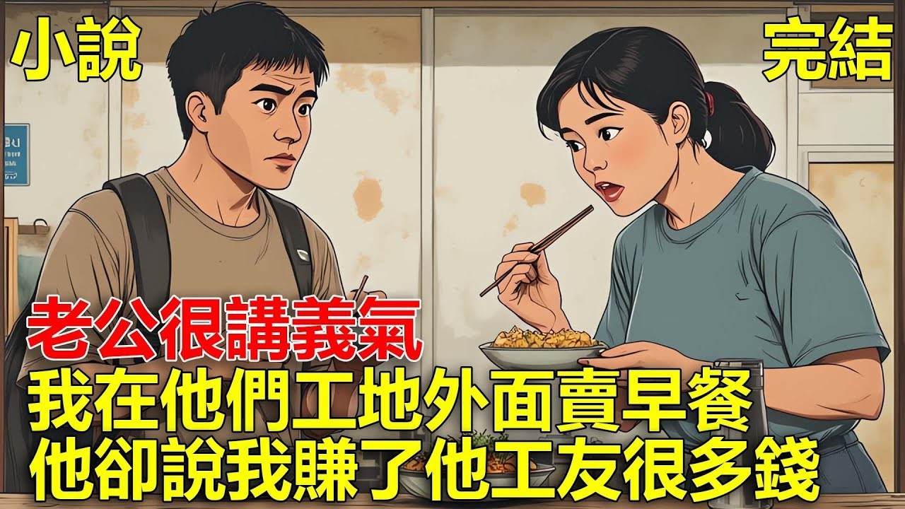 老公很講義氣，我在他們工地外面賣早餐，他卻說我賺了他工友很多錢！