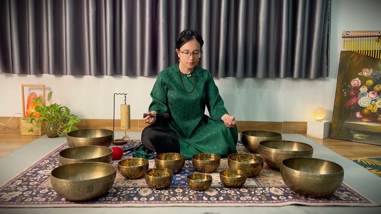 Mental Energy Boosting Singing Bowls Sound Bath - Bài Chuông Thúc Đẩy Năng Lượng Tâm Trí 