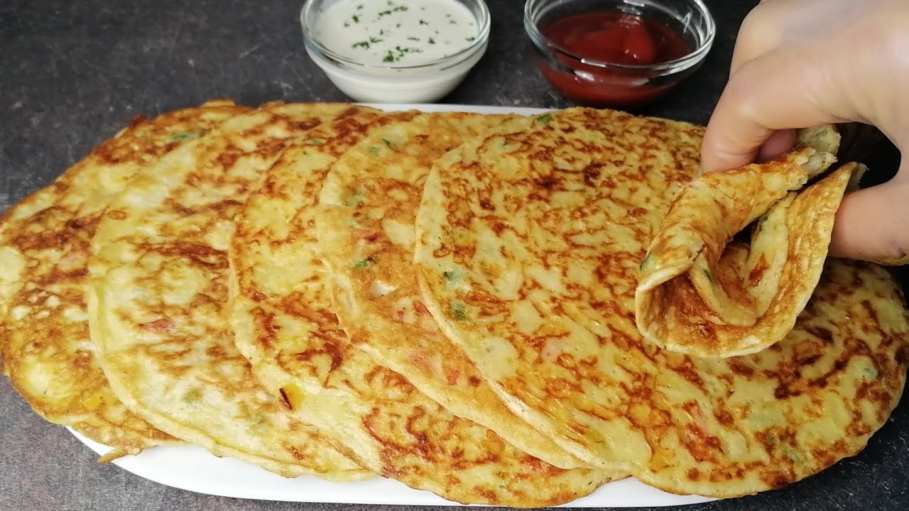 👌Sans pétrir, on mélange le tout et on fait cuire 👍essayez cette recette tellement bonne et facile.