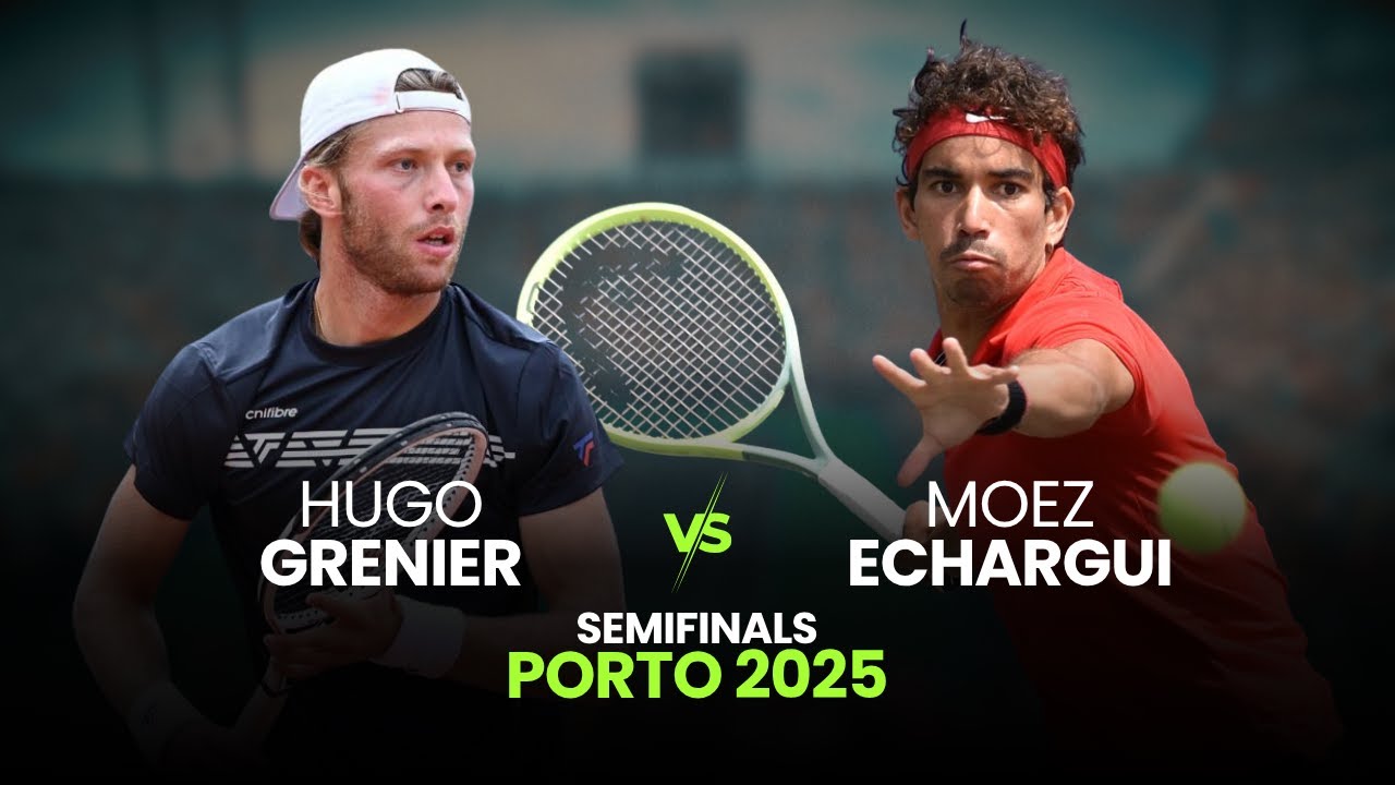 Hugo Grenier vs Moez Echargui | Porto 2025 SF | ATP Highlights
