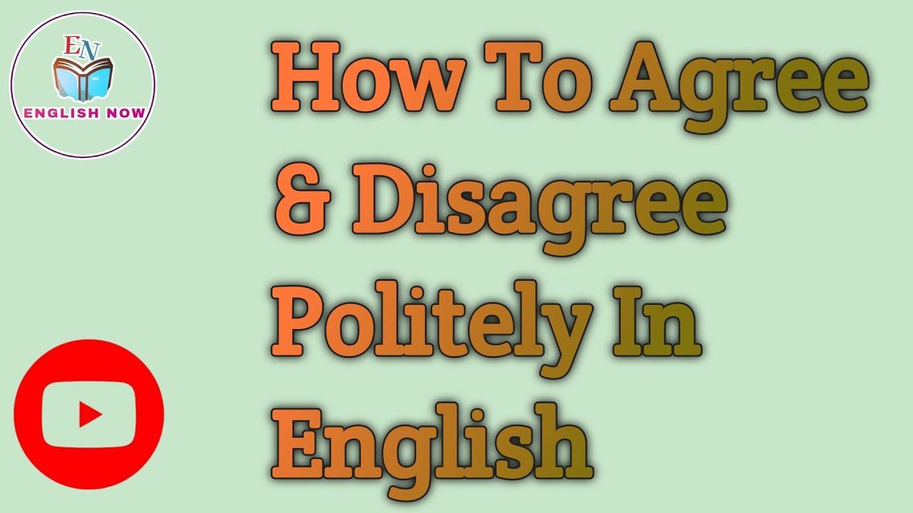 How To Agree And Disagree In English | How To Agree And Disagree Politely #politeenglish #spoken