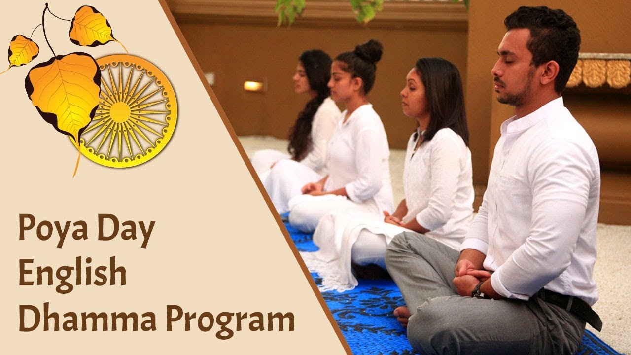Poya Day English Dhamma Program in Colombo