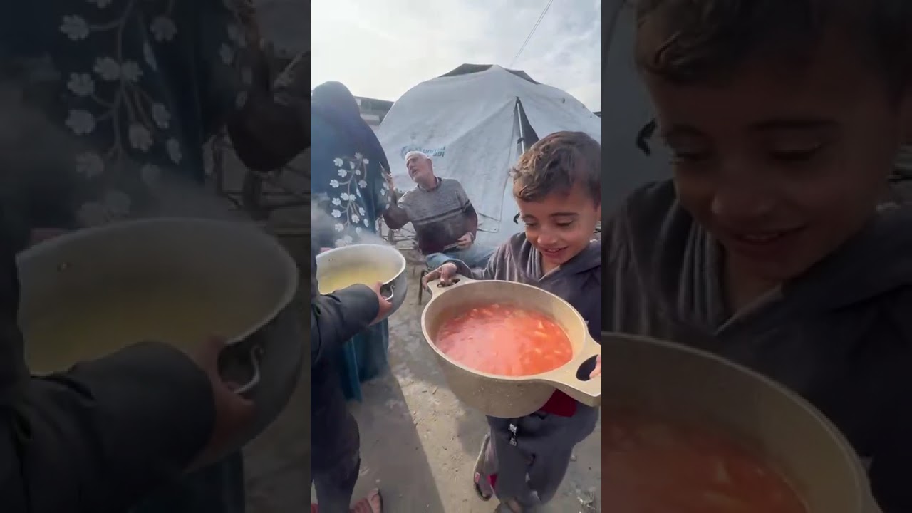 چێشتخانەی خێرخوازی لە غەززە بە سەرپەرشتی شێخ مەحمود سۆڵەیی