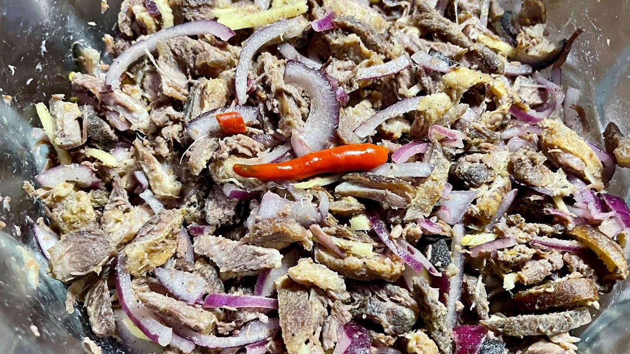 Kilawing Kambing or Kapukan ilocano #pinoyfood #kilawin #kapukan