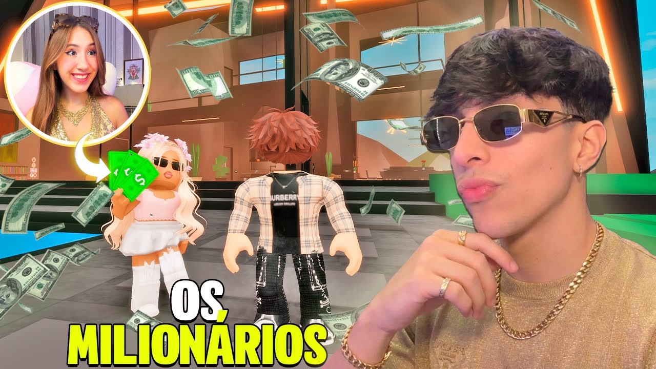 ROTINA DE MILIONÁRIOS NO BROOKHAVEN COM A NATASHA PANDA! 💸