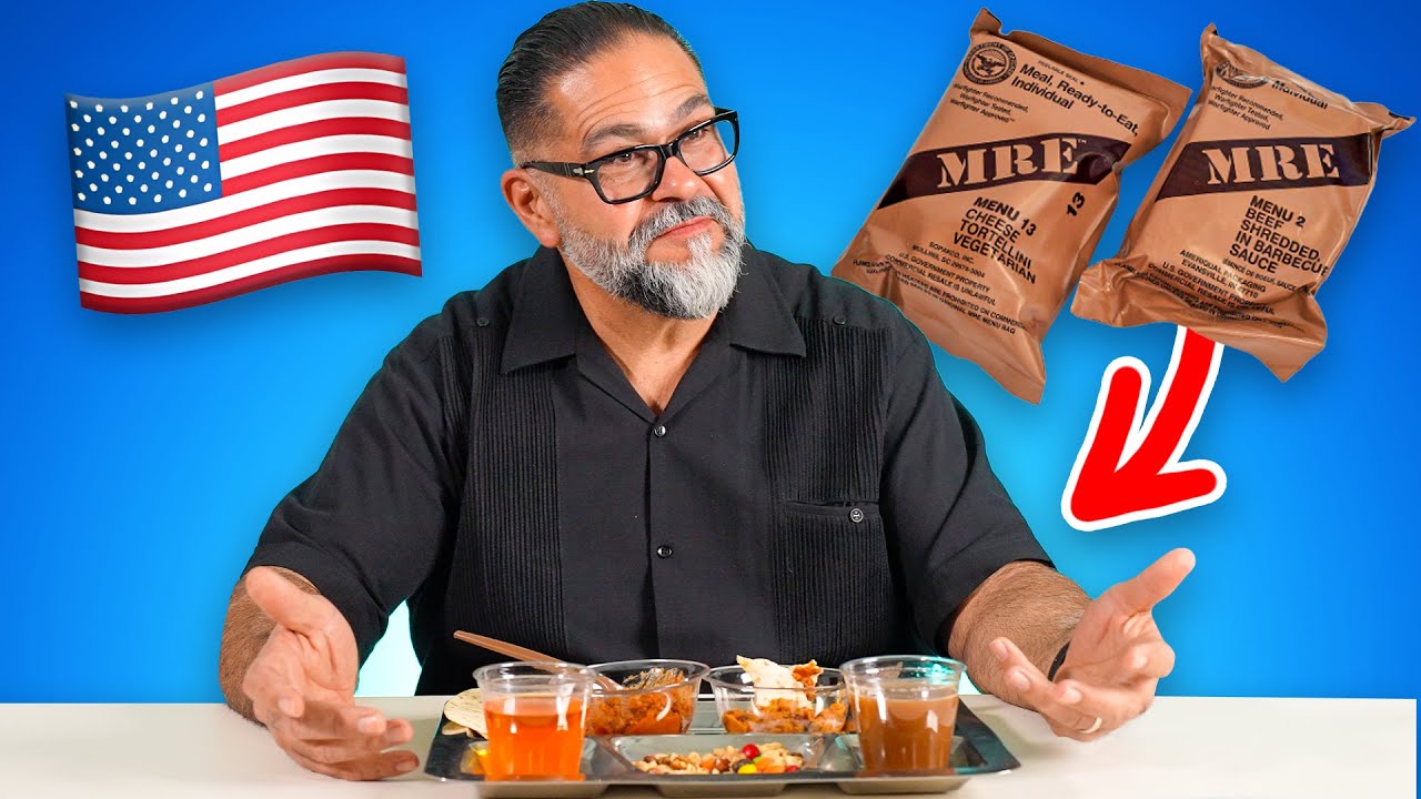 Mexican Dads Try MREs (Military Food)