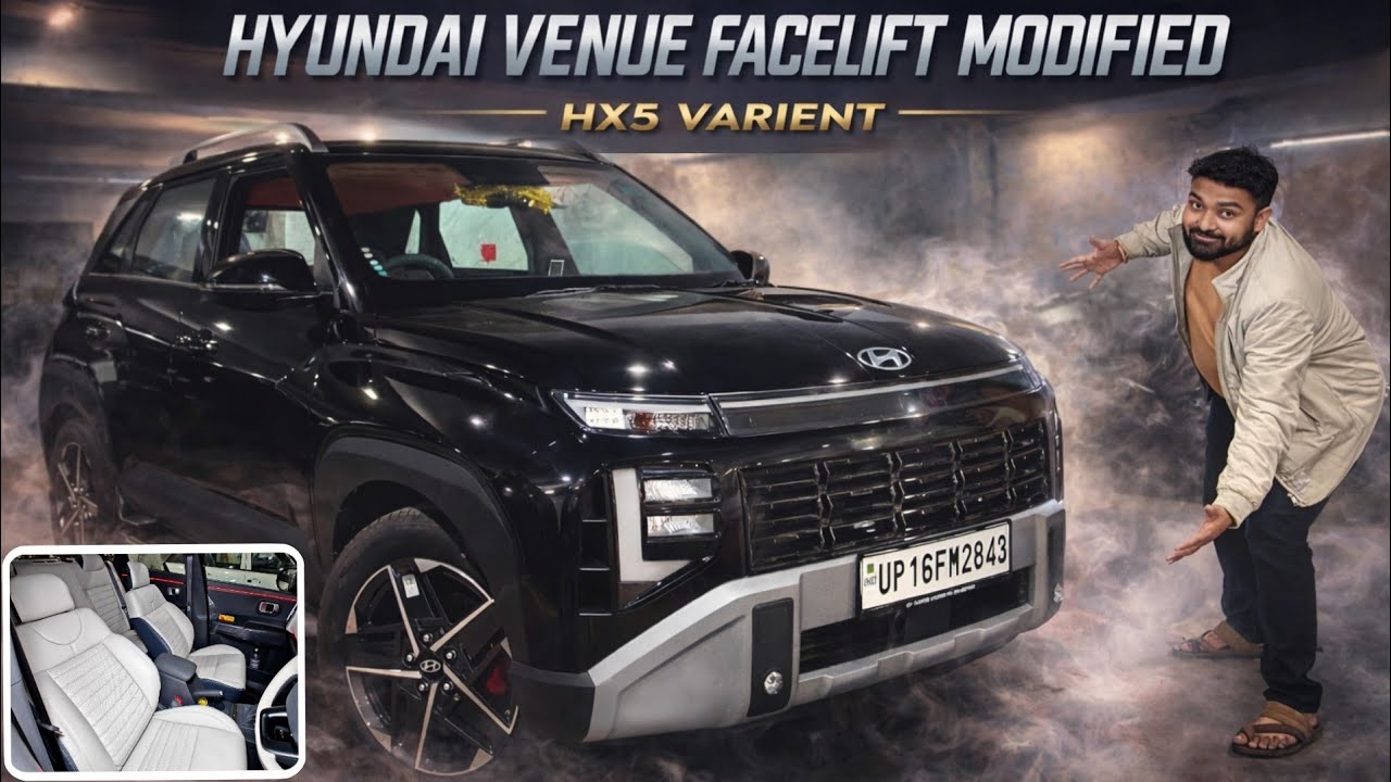HYUNDAI VENUE FACELIFT MODIFIED ✅ HYUNDAI VENUE FACELIFT HX5+ TO N-LINE ✅VENUE FACELIFT✅#yt #venue 