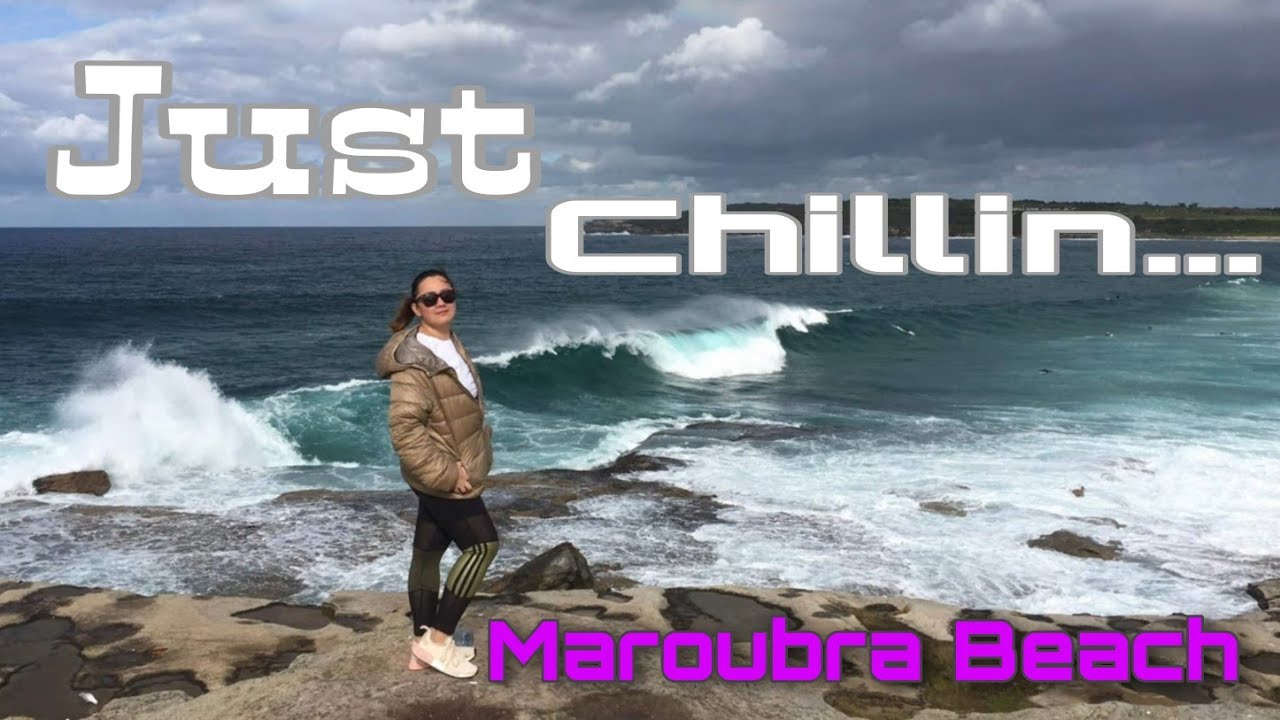 Relaxing at Maroubra Beach NSW  🇦🇺