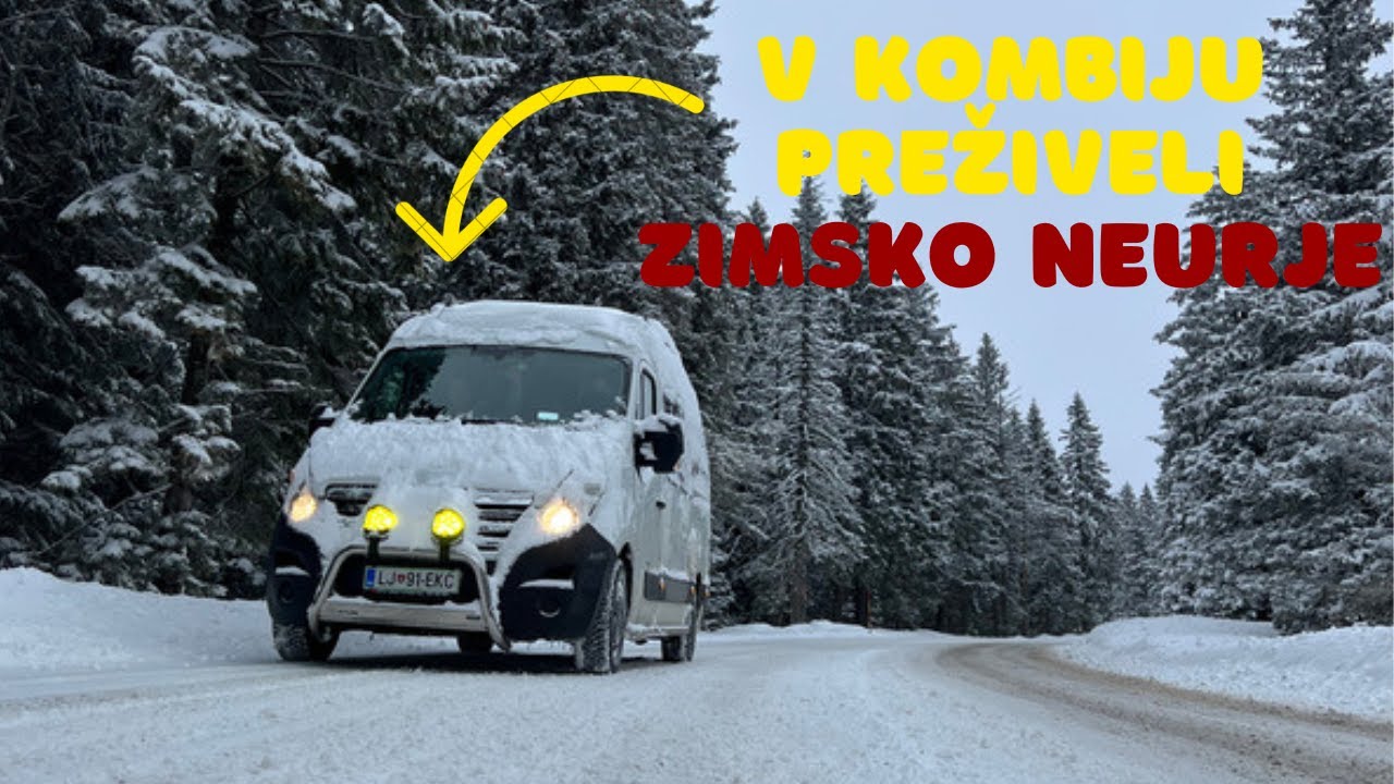Zimsko življenje v DOMA izdelanem AVTODOMU / winter VANLIFE with a TODDLER