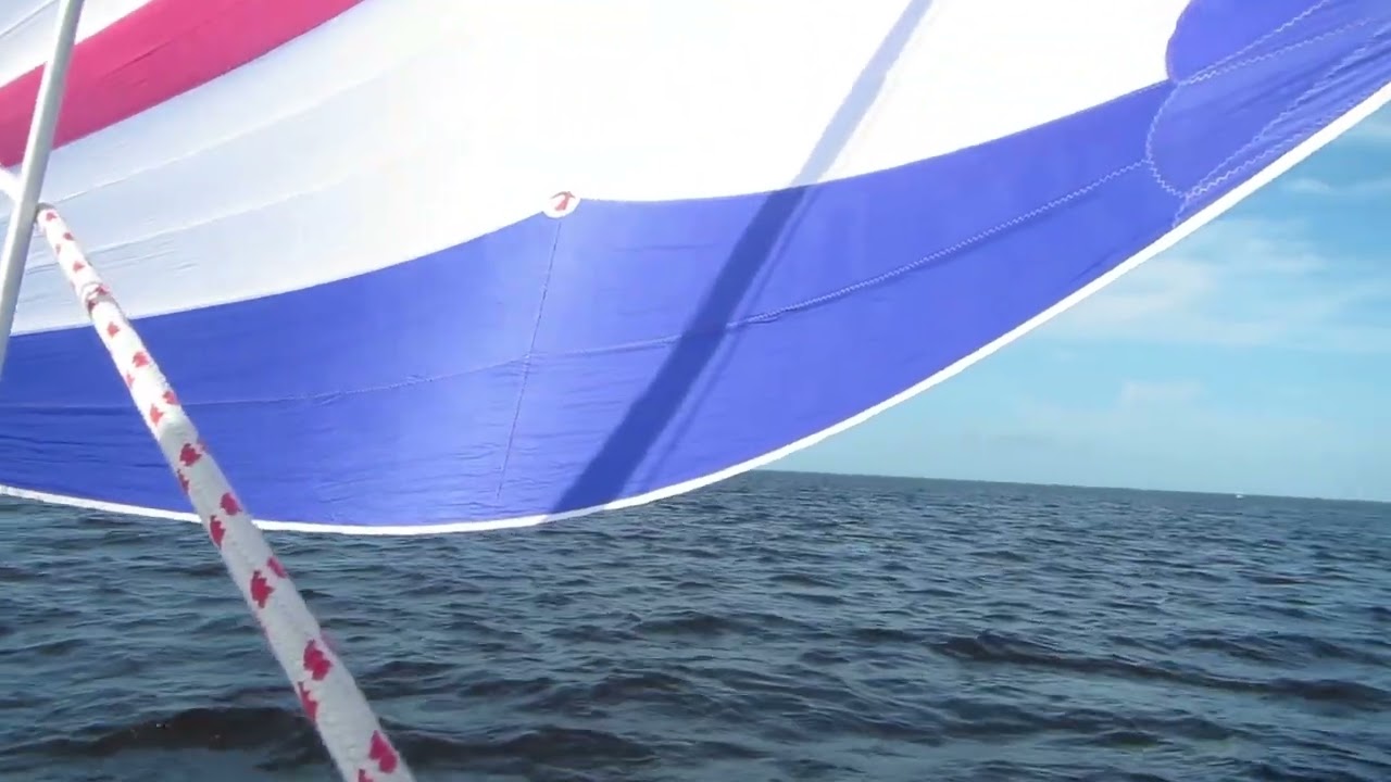 Asymmetrical Spinnaker - First hoist!
