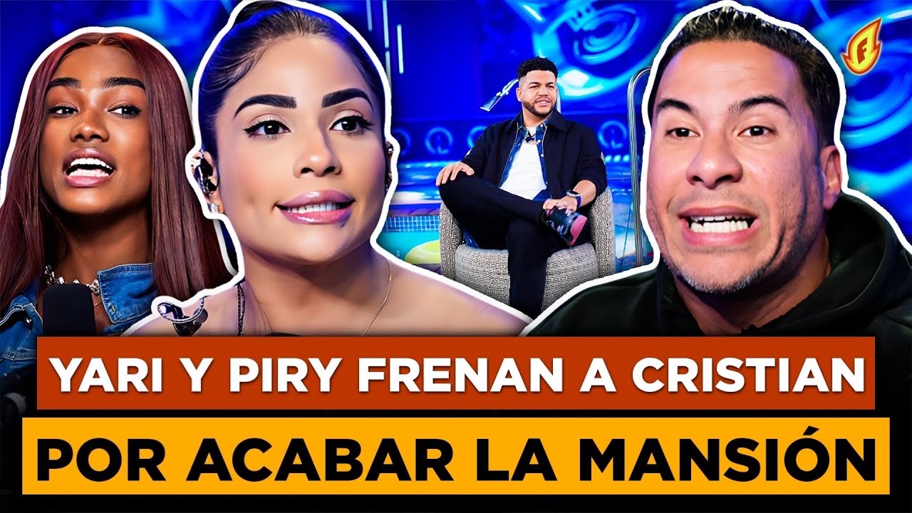 YARI DOTEL Y LA PIRY CONFRONTAN A CRISTIAN POR ACABAR LA MANSIÓN DE LUINNY Y FOGARATÉ EN ENTREVISTA