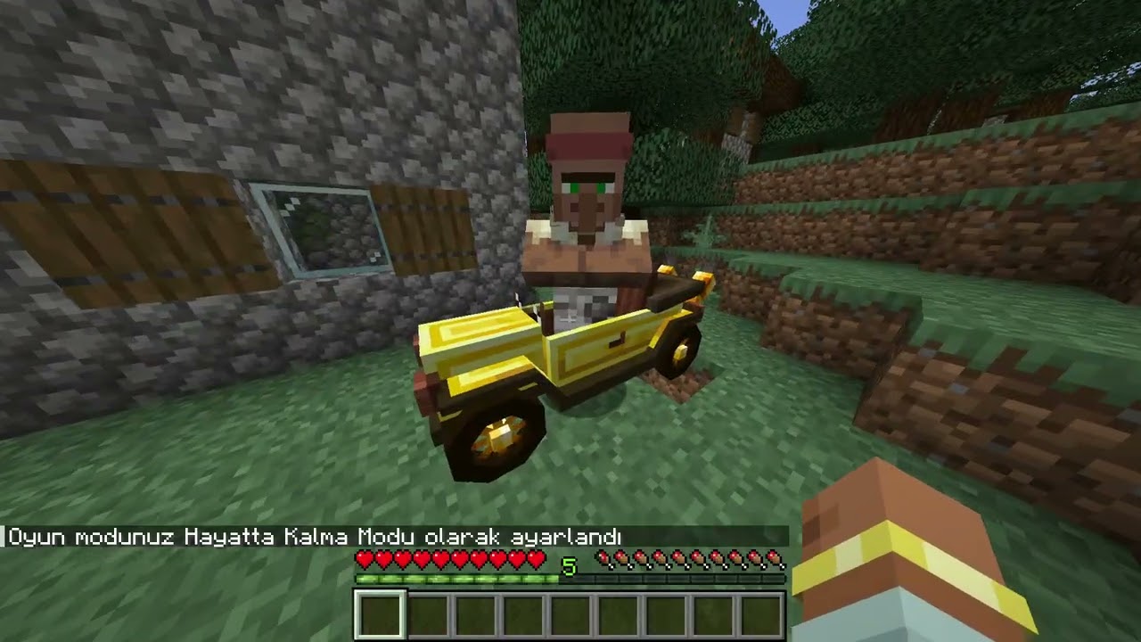 suyun altında ev -minecraft