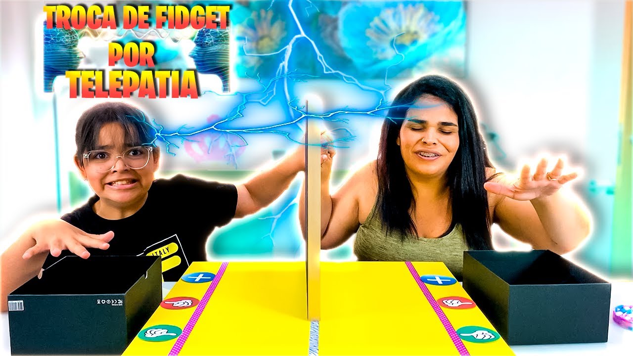 TROCA DE FIDGET TOYS POR TELEPATIA | TROCANDO FIDGET TOYS | POP IT!!