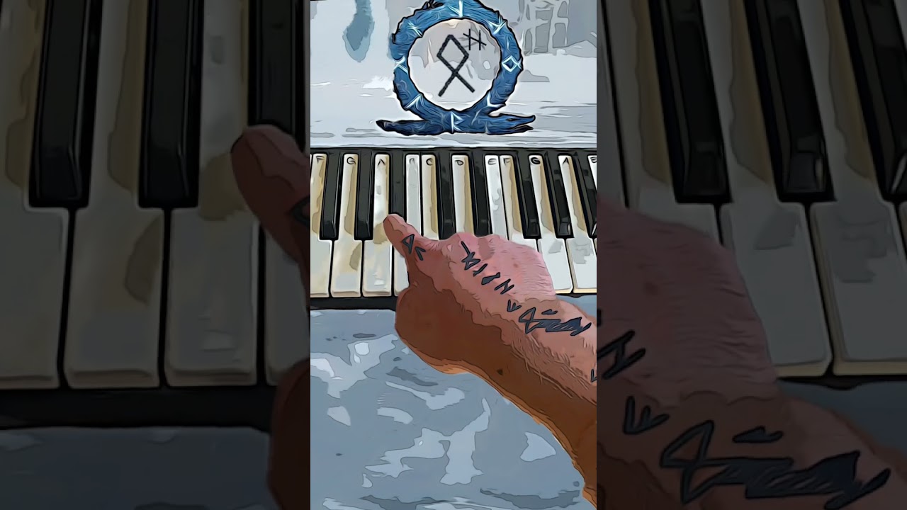God of War Theme #gow #ragnarok #pianotutorial
