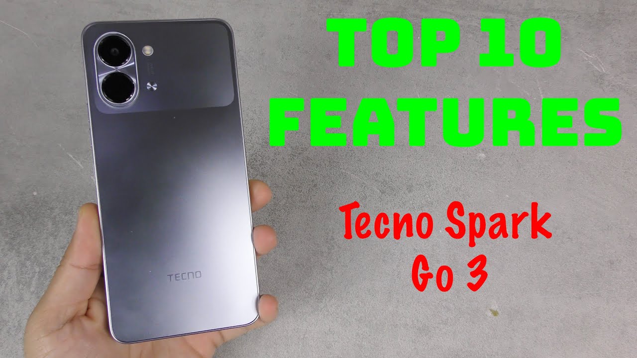 10 ЛУЧШИХ функций этого смартфона Tecno Spark Go 3!