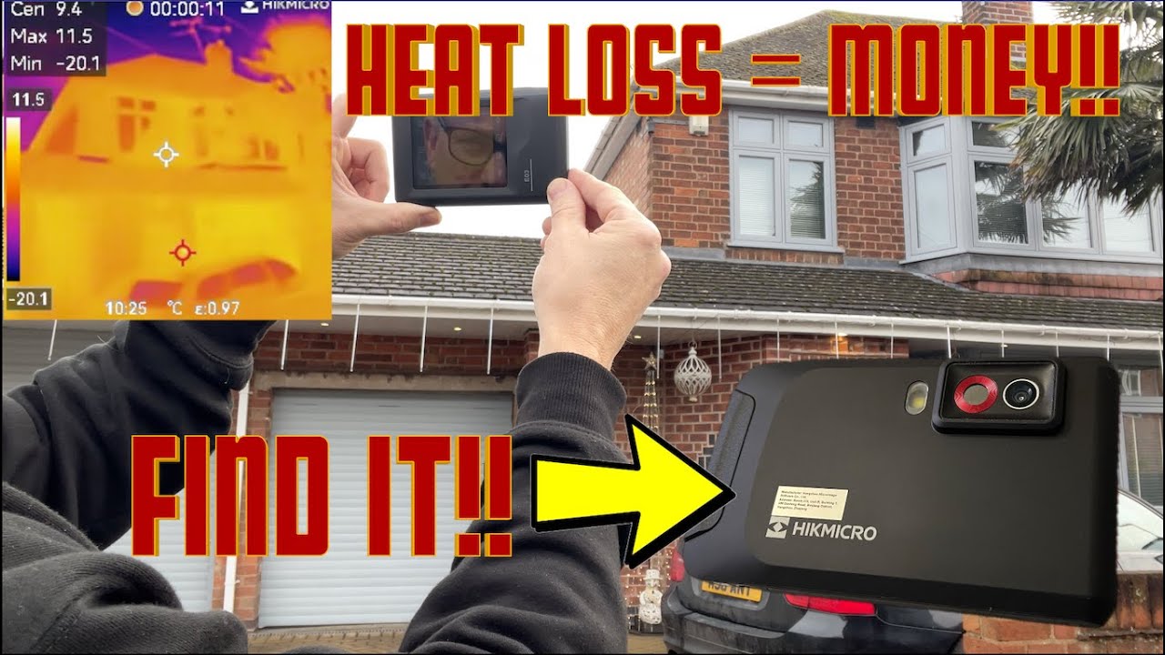 Is Your House Losing Heat & Money? Check It With A HIKMICRO Thermal Camera Save £££