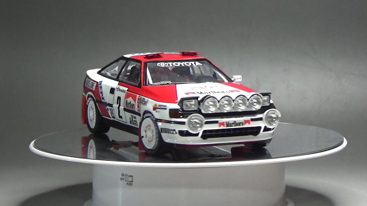 Scale Car Plastic Model AOSHIMA BEEMAX 1/24 ST165 CELICA '91 MONTE CARLO RALLY unboxing fullbuild