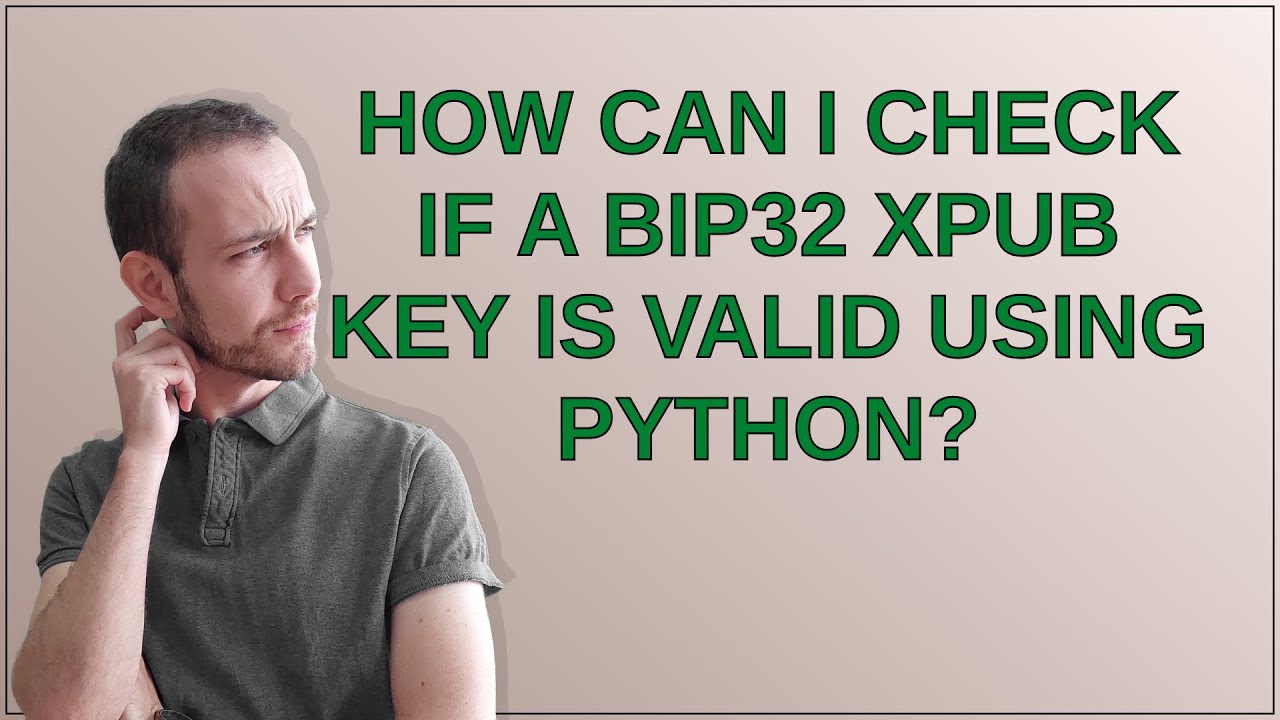 Bitcoin: How can I check if a bip32 xpub key is valid using python?