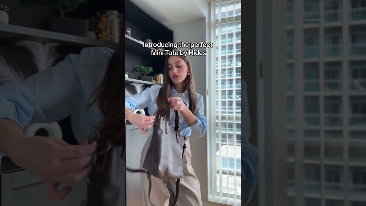 Introducing the perfect Mini tote. The ultimate must-have from Hides. 