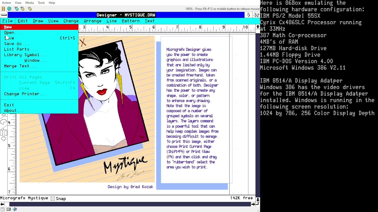 8514/A Fun: Windows 386 (86Box)