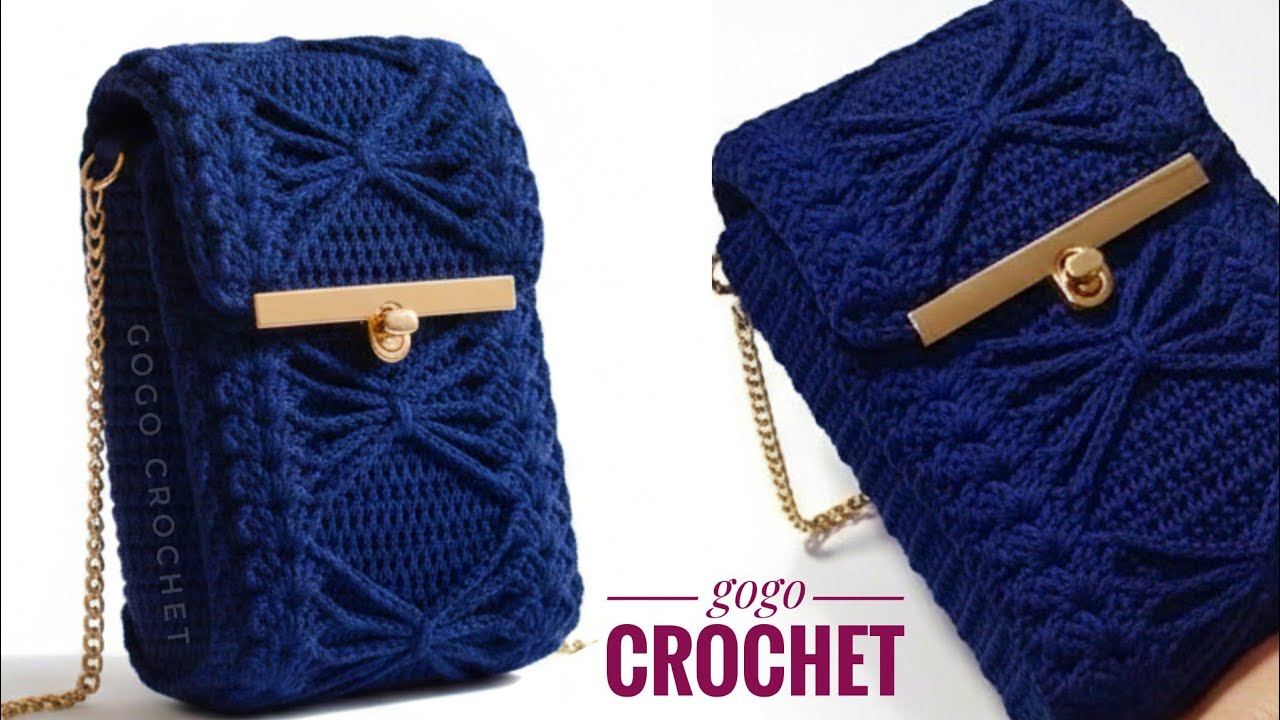 طريقه عمل شنطه كروشيه سهله وبسيطه bag crochet  