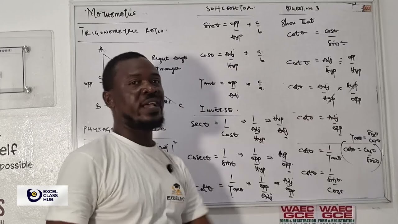 (Part 2) JAMB Mathematics: Trigonometric Ratios Explained