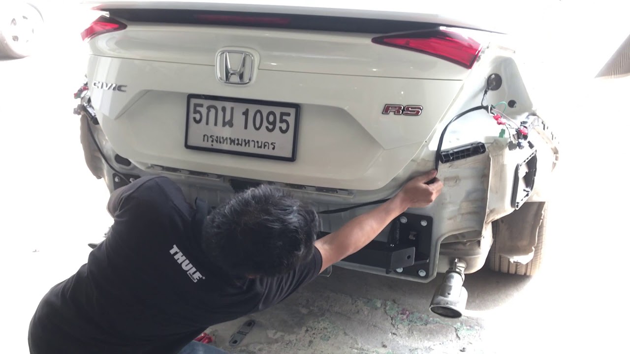 หัวบอลลากเรือ HONDA CIVIC FC มือสอง ชุดลากพ่วง เทรลเลอร์ลากเรือ ฮอนด้า ซีวิค FC กันชนลากพ่วง ห่วงลาก